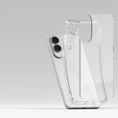 4. Etui Ringke Fusion na Samsung Galaxy S25 Edge - przezroczyste