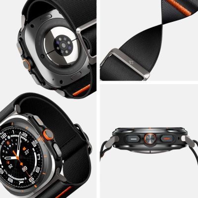 10. Pasek Spigen Fit Lite na Galaxy Watch Ultra 47 mm - czarny