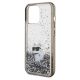 6. Etui Karl Lagerfeld Liquid Glitter Choupette na iPhone 13 Pro / 13 - przezroczyste
