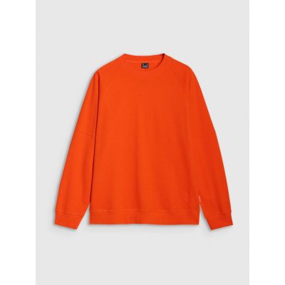 3. Bluza dresowa nierozpinana bez kaptura męska 4F 4FRSS25TSWSM2179-70S