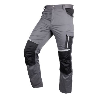 Spodnie robocze Mix&Match, szaro-czarne, rozmiar XXL