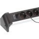 3. Listwa zasilająca Brennenstuhl Steckdosenleiste ALU-Office-Line 4gn. 1,8m USB