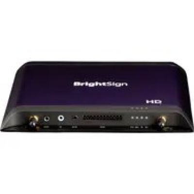 4. BrightSign HD1026 odtwarzacz multimedalny Czarny 4K Ultra HD 3840 x 2160 px Wi-Fi