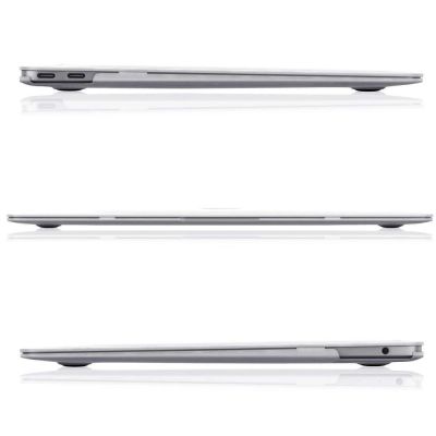 4. Etui Tech-Protect SmartShell na MacBook Air 13" M2 / M3 / 2022-2024 - przezroczysto-brokatowe