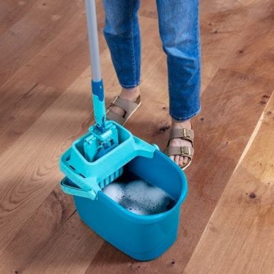 8. Leifheit 55510 mop Stal Mikrofibra Zielony