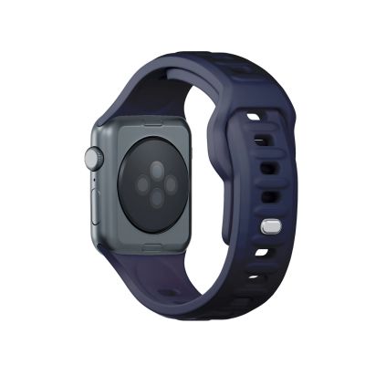 12. Pasek silikonowy 3mk Silicone Watch Strap do Apple Watch 38 / 40 / 41 mm -szary