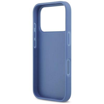 7. Etui Guess 4G nauble Card Triange na iPhone 18 Pro / 17 Pro - niebieskie