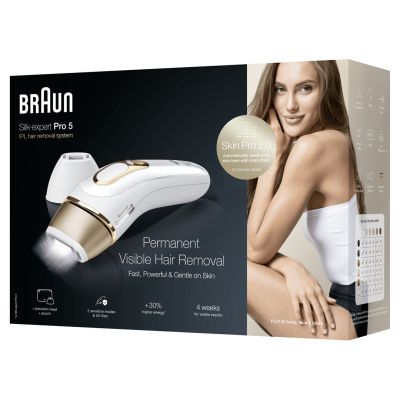 5. Braun Silk-expert Pro Silk·expert Pro 5 PL5140 Intensywne światło impulsowe (IPL) Złoto, Biały