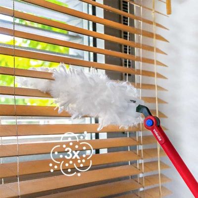 6. Miotełka do kurzu Vileda z długą rączką + 1 wkład Flex&Catch