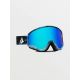 5. Gogle snowboardowe damskie/męskie Volcom YAE LAGOON TIE-DYE/BLUE CHROME narciarskie niebieskie (VG0722310)