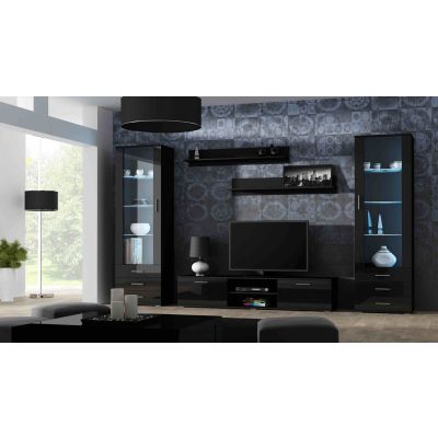 7. Witryna SOHO S1 czarny/ czarny połysk
