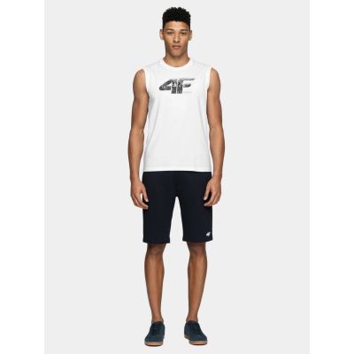 2. Koszulka bez rękawków męska 4F 4FWSS26TSLEM357-10S