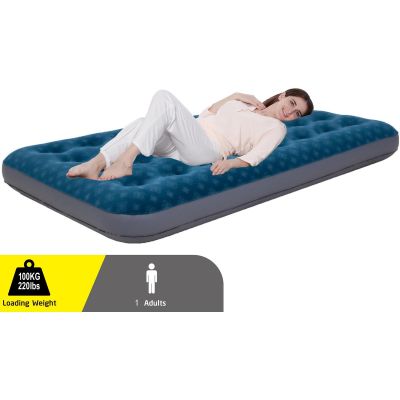 5. MATERAC FLOKOWANY 1-OSOBOWY Z NADRUKIEM 3D 191x73x22CM 24501