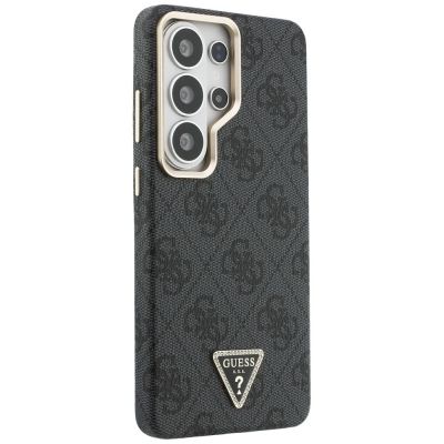 4. Etui Guess 4G Triangle Logo MagSafe na Samsung Galaxy S26 Ultra - czarne
