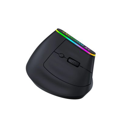 5. Mysz bezprzewodowa Wozinsky WMG-1164 gamingowa pionowa ergonomiczna 3600 DPI z podświetleniem RGB - czarna