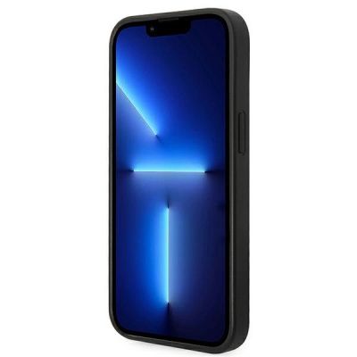 5. Etui Guess 4G Stripe Collection na iPhone 14 / 15 Plus - szare