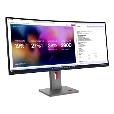 2. Lenovo ThinkVision P40WD-40 monitor komputerowy 100,8 cm (39.7") 5120 x 2160 px LCD Czarny