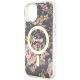 6. Etui Guess Flower MagSafe na iPhone 14 - czarne