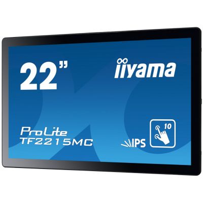 5. Monitor iiyama ProLite TF2215MC-B2, 54.6cm (21.5''), Projected Capacitive, 10 TP, Full HD, czarny