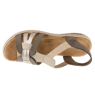 3. Rieker Sandals 65918-64 Beżowe 36