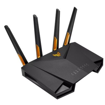 8. ASUS TUF-AX4200 Gaming AX4200 wireless router 2,5 Gigabit Ethernet Dual-band (2.4 GHz / 5 GHz) Black, Orange