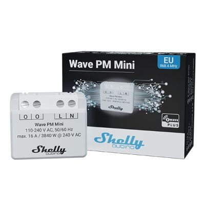5. Inteligentny sterownik do pomiaru zużycia energii Z-Wave Shelly Wave PM Mini