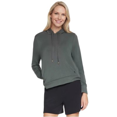Skechers Cozy Luxe Hoodie HD127-GNBK Zielone L