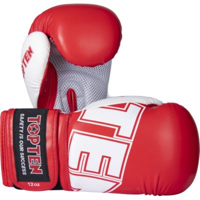 Rękawice bokserskie RTT-NK3 czerwone 10 oz