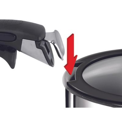 4. Zestaw pokrywek TEFAL Ingenio L9849053 16/18/20 cm