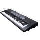MQ 6136L KEYBOARD organy z mikrofonem dla dzieci