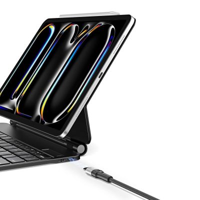 14. Etui Dux Ducis Keyboard (MK Series) z klawiaturą Bluetooth na iPad Pro 11" 2024 - czarna