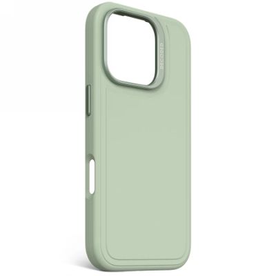 2. Etui Decoded AntiMicrobial Silicone Stacks Backcover z MagSafe do iPhone 16 Pro - zielone