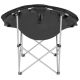 12. FOTEL TURYSTYCZNY SKŁADANY TRIP 83x80x40CM CZARNY