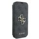 4. Etui Guess 4G Metal Logo na iPhone 16 - czarne