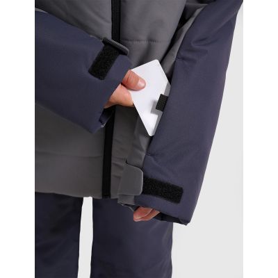 9. Kurtka narciarska membrana 5000 chłopięca 4F 4FJRAW25TTJAM1064-22S