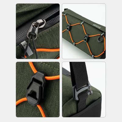 8. Torba Rockbros 30110054001 rowerowa na kierownicę 2,2 l - zielona