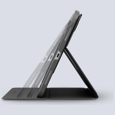 8. Etui UNIQ Rovus Snapmount Magnetic 360 Rotating Detachable do iPad Air 13" 2024 / 2025 - szare