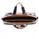 7. Torba Canvaslife Briefcase na laptopa 15-16'' - biało-różowa