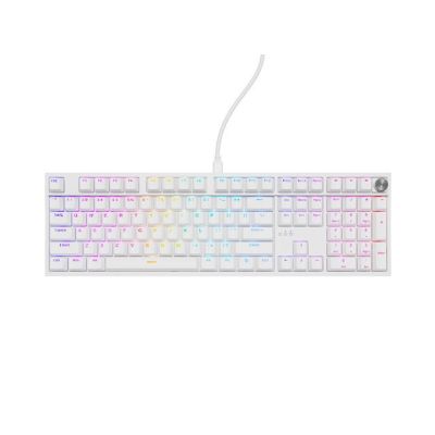 10. Klawiatura GENESIS THOR 404 uniwersalne USB QWERTY Angielski Biały