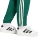 5. Spodnie męskie adidas Essentials 3-Stripes Fleece Tapered Cuffed zielone KY4129
