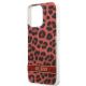 6. Etui Guess Leopard na iPhone 13 Pro / iPhone 13 - czerwone