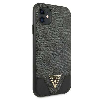 6. Etui Guess 4G Triangle Collection na iPhone 11 6,1" / Xr - szare