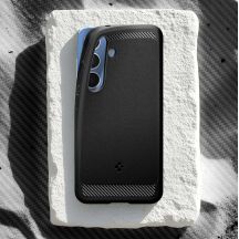 Etui Spigen Rugged Armor Mag MagSafe na Samsung Galaxy S25 - czarny-mat