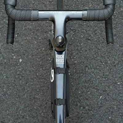 7. Torba rowerowa Rockbros G001 Flash Journey na ramę trójkątna 0.8 l - czarna