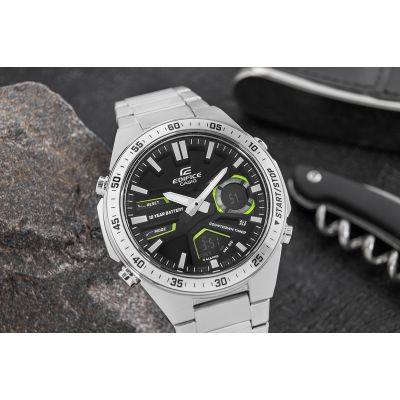4. Zegarek Męski CASIO EDIFICE EFV-C110D-1A3VEF + BOX