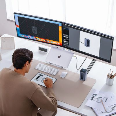 7. Stacja dokująca Baseus Nomos NU1 Air Spacemate 12w1 - szara