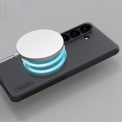 14. Etui Nillkin Super Frosted Shield Pro Magnetic kompatybilne z MagSafe na Samsung Galaxy S26+ - czarne