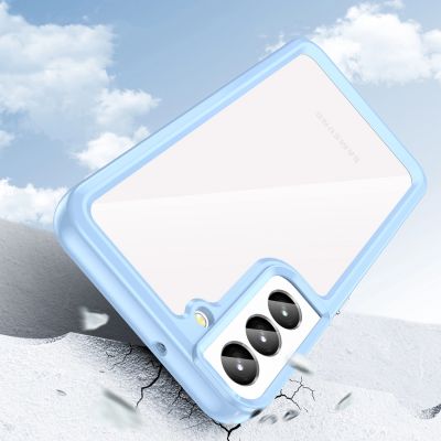 5. Outer Space Case etui Samsung Galaxy S23+ pokrowiec z elastyczną ramką niebieskie
