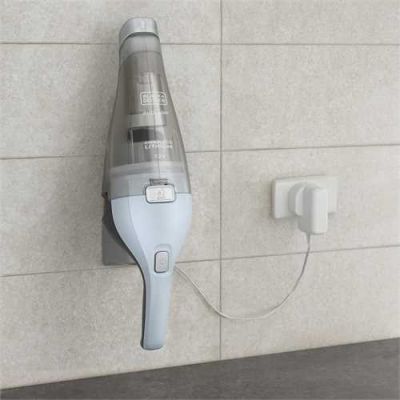 3. Odkurzacz przenośny Black & Decker NVC215W Niebieski, Szary Bez worka
