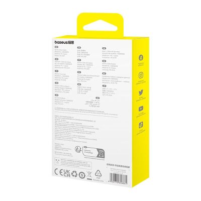 6. Kabel Baseus Gem USB C-IP 20W 1m (fioletowy)